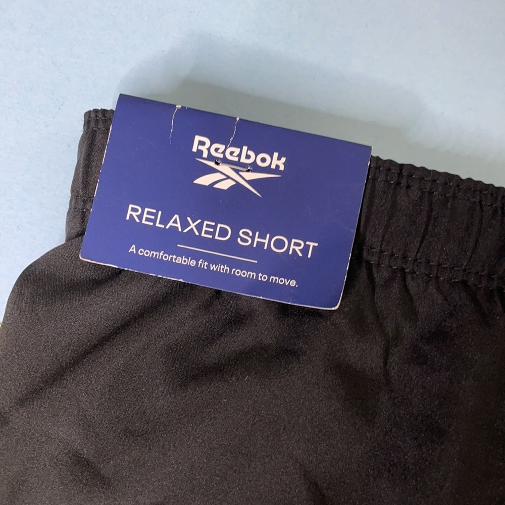 NWT Reebok Game Time Black Short - Picture 9 of 10